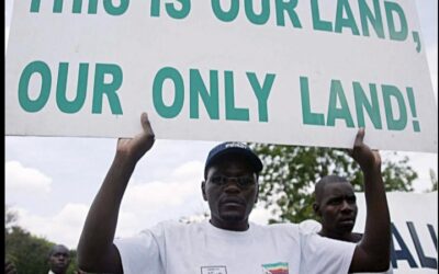 Zim sanctions are a land issue, finish and klaar!